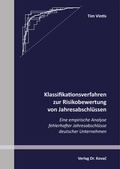 Cover: Klassifikationsverfahren zur Risikobewertung von Jahresabschl&uuml;ssen - Kovac, Dr. Verlag