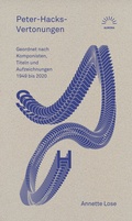 Cover: Peter-Hacks-Vertonungen - Eulenspiegel Verlagsgruppe Buchverlage