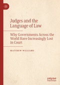 Cover: Judges and the Language of Law - Palgrave Macmillan