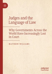 Enlarge image Cover: Judges and the Language of Law - Palgrave Macmillan