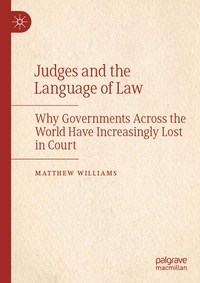 Enlarge image Cover: Judges and the Language of Law - Palgrave Macmillan