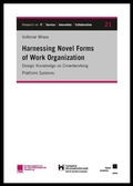 Cover: Harnessing Novel Forms of Work Organization - Kassel University Press