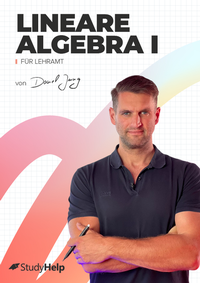 Abbildung von: Lineare Algebra 1 für Lehramt mit Lernvideos von Daniel Jung - StudyHelp Verlag