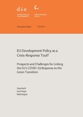 Cover: EU development policy as a crisis-response tool? - German Institute of Development and Sustainability (IDOS) gGmbH