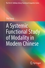 Cover: A Systemic Functional Study of Modality in Modern Chinese - Springer