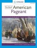 Cover: The Brief American Pageant: A History of the Republic, Volume I: To 1877 - Wadsworth Publishing Co Inc