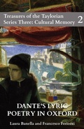 Cover: Dante's Lyric Poetry in Oxford - Taylor Institution Library
