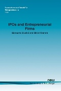 Cover: IPOs and Entrepreneurial Firms - now publishers Inc