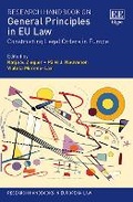 Cover: Research Handbook on General Principles in EU Law - Edward Elgar Publishing