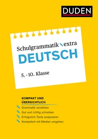 Abbildung von: Duden Schulgrammatik extra - Deutsch - Duden