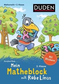 Enlarge image Cover: Mein Matheblock mit Rabe Linus - 2. Klasse - Duden