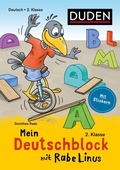 Cover: Mein Deutschblock mit Rabe Linus - 2. Klasse - Duden