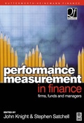Cover: Performance Measurement in Finance - Butterworth-Heinemann