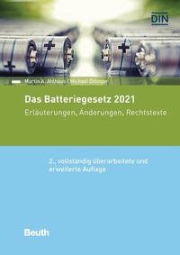 Abbildung von: Das Batteriegesetz 2021 - DIN Media