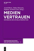 Cover: Medienvertrauen - De Gruyter Saur
