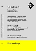 Cover: GI Edition Proceedings Band 315 "BIOSIG 2021" - K&ouml;llen