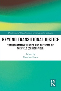 Enlarge image Cover: Beyond Transitional Justice - Routledge