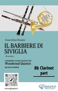 Cover: Bb Clarinet part "Il Barbiere di Siviglia" for woodwind quintet - Glissato Edizioni Musicali