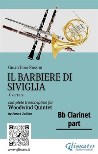 Abbildung von: Bb Clarinet part "Il Barbiere di Siviglia" for woodwind quintet - Glissato Edizioni Musicali