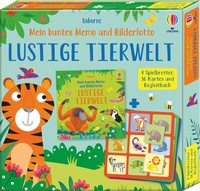 Abbildung von: Mein buntes Memo und Bilderlotto: Lustige Tierwelt - Usborne