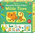 Cover: Allererstes Puzzle & Buch: Wilde Tiere - Usborne