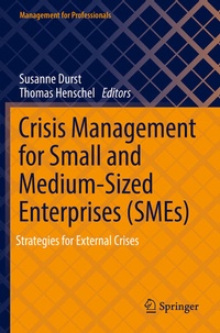 Enlarge image Cover: Crisis Management for Small and Medium-Sized Enterprises (SMEs) - Springer