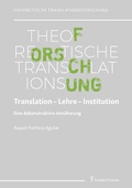 Cover: Translation - Lehre - Institution - Frank & Timme
