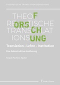 Cover: Translation - Lehre - Institution - Frank & Timme
