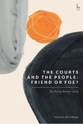 Cover: The Courts and the People: Friend or Foe? - Hart Publishing