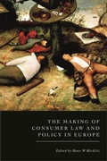 Cover: The Making of Consumer Law and Policy in Europe - Hart Publishing
