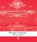 Cover: Detente in Europe, 1972-1976 - Routledge