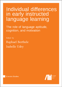 Enlarge image Cover: Individual differences in early instructed language learning - Language Science Press