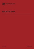 Cover: Budget 2013 - TSO