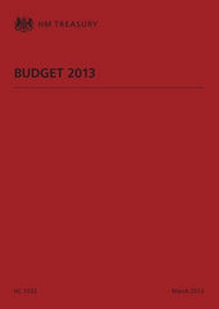 Enlarge image Cover: Budget 2013 - TSO