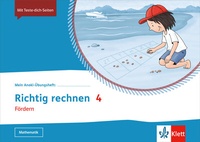 Abbildung von: Richtig rechnen 4. Fördern - Klett
