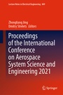 Cover: Proceedings of the International Conference on Aerospace System Science and Engineering 2021 - Springer