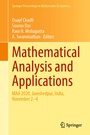 Cover: Mathematical Analysis and Applications - Springer