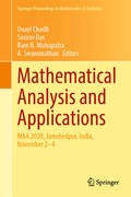 Cover: Mathematical Analysis and Applications - Springer