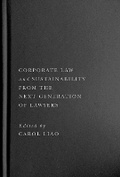 Cover: Corporate Law and Sustainability from the Next Generation of Lawyers - McGill-Queen's University Press
