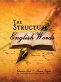 Cover: The Structure of English Words - Kendall/Hunt Publishing Co ,U.S.
