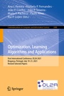 Cover: Optimization, Learning Algorithms and Applications - Springer