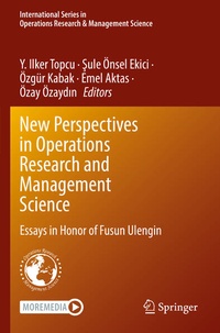 Enlarge image Cover: New Perspectives in Operations Research and Management Science - Springer