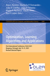 Abbildung von: Optimization, Learning Algorithms and Applications - Springer