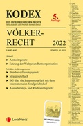 Cover: KODEX V&ouml;lkerrecht 2022 - inkl. App - LexisNexis Verlag ARD ORAC GmbH