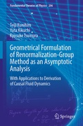 Cover: Geometrical Formulation of Renormalization-Group Method as an Asymptotic Analysis - Springer