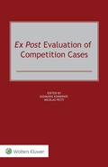 Cover: Ex Post Evaluation of Competition Cases - Kluwer Law International