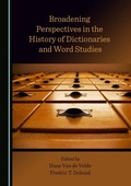Cover: Broadening Perspectives in the History of Dictionaries and Word Studies - Cambridge Scholars Publishing