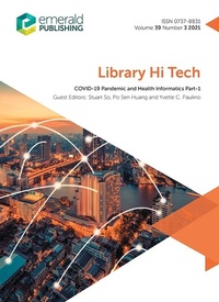 Enlarge image Cover: COVID-19 Pandemic and Health Informatics Part 1 - Emerald Publishing Limited