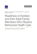 Cover: Readiness of Soldiers and Adult Family Members Who Receive Behavioral Health Care - RAND