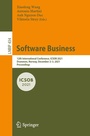 Cover: Software Business - Springer